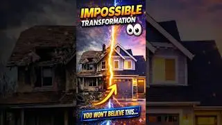 AI Renovation Magic &ndash; Destroyed House Rebuilt in Timelapse  #timelapseai  #aitimelapse #aishorts