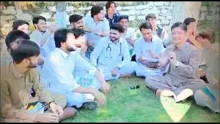 saidu medical college with students enjoying the