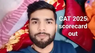 CAT 2025 scorecard out💀