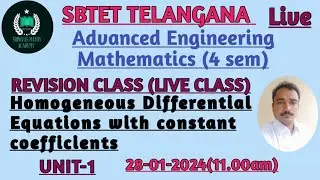Homogeneous Differential Equations ||Model paper explanation || sem4 Engineeingmaths@SRINIVAS MATHS