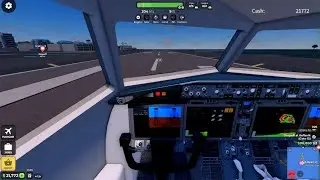 Flying ryanair from Gibraltar to Keflavik in flight world-roblox