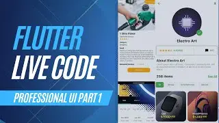 Live Code | Professional Ui for Store Profile in Flutter | CS Community