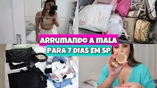 ARRUMANDO A MALA PARA 7 DIAS EM SÃO PAULO ✨ - BRUNA EROLES