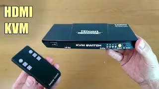 TESmart 4K USB и HDMI KVM-коммутатор для монитора, клавиатуры и мыши