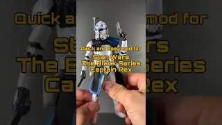 Quick and easy mod for Captain Rex | Star Wars The Black Series custom #actionfigures