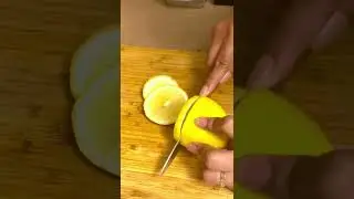 ASMR #cutting lemon #satisfying #shortvideo #viral