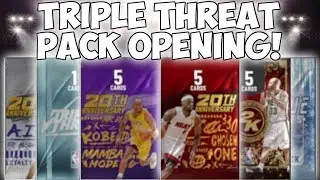 INSANE TRIPLE THREAT PACK OPENING! THIS WAS HUGE FROM 2K! | NBA 2K19 |