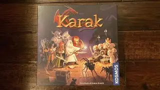 Karat - highly recommend gateway D&D style family board game - tile placement dungeon crawler