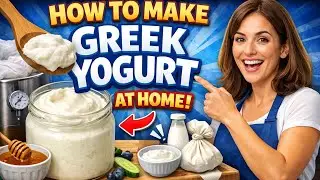 How to Make Greek Yogurt at Home | Easy & Creamy DIY Recipe