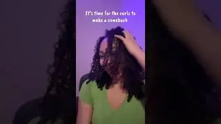 I missed them 😍 #curlconfidence #silkpress #washngo #curlyhair #naturalhairstyles #hairtransition