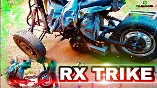 unique bike build | reverse trike making at home | monster bike making malayalam | Villagegenius |