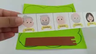 Making a Family Tree on the Paper for kids