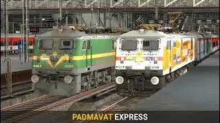14208 Padmavat Express | Train Simulator | Lucknow - Varanasi | Indian Train | Rail Road Games