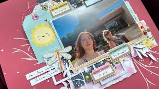 Sunshine scrapping - Simple Stories Fresh Air