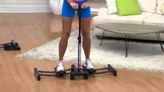 Leg Magic X Lower Body Exercise System with Removable Glider Stops with Kerstin Lindquist
