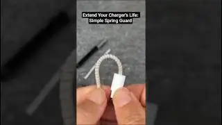 DIY Phone Charger Cable Protector with a Spring!