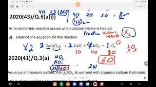 Balancing equation