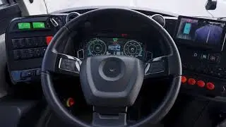 Details of the JS6120 All-Electric Export Three-Door Bus Exhibition Vehicle
