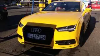 Audi S7 Crazy LAUNCH CONTROL Acceleration in Berlin