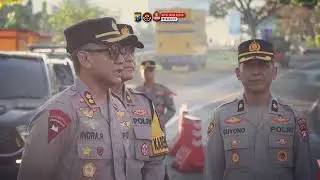 Kapolres Trenggalek Cek Pos Pengamanan Ops Ketupat Semeru 2025