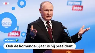 Poetin 'wint' verkiezingen en blijft president van Rusland