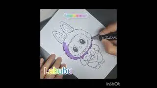 Labubu coloring page #coloring #Labubu #anti-stresscoloring