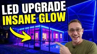LIGHT Your POOL CAGE, SCREENED PORCH or PATIO with LED LIGHT STRIPS | RGBW 110v LED LIGHT STRIPS