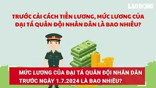 Mức lương của Đại tá Quân đội nhân dân trước ngày 1.7.2024 là bao nhiêu?| Báo Lao Động