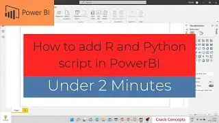 Intro to R and Python Script in Power BI | Easy and Quick explanation | Power BI Tutorial