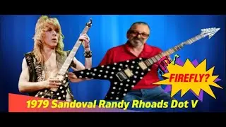‼️ НОВЫЙ Sandoval RANDY RHOADS Dot V 1979 года. Посмотрите на нее!