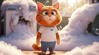 Foamageddon: The Cat Who Tried to Do Laundry 😹🫧