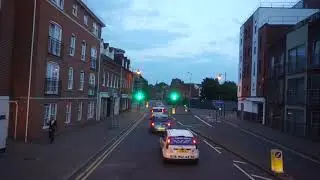 Vlog of the 21 bus route in Reading town-nightfall2