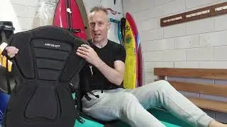 Testing seats with back support for adaptive waveski surfers