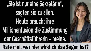 „Meine Familie nannte mich nur eine Sekretärin – bis ihre Fusionspapiere auf meinem CEO-Tisch lagen.