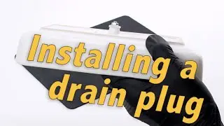 Installing a drain plug on DE1 v1 drip tray