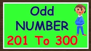Odd Numbers 201 To 300 | Odd Numerals 201 To 300 | 201 To 300 Odd Numbers | Odd Number 201 To 300