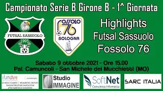 Highlights Serie B: Futsal Sassuolo - Fossolo 76 [G1]