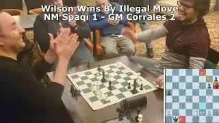 2 MINUTE CHESS! GM Fidel Corrales Jimenez VS NM Wilson Spaqi