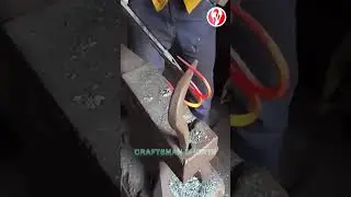 Fire Tongs | The process of making iron tongs by a blacksmith
