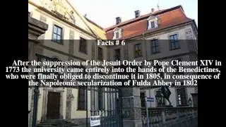 University of Fulda Top # 8 Facts