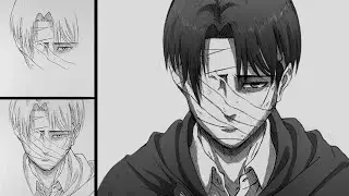 How to draw Levi from Attack on Titan season 4 Part 2 