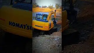 Excavator and Backhoe Loader 💀 #JCB #Construction #Excavator #JCBVideo #HeavyMachinery #MachineLife