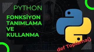 PYTOHN | Özel Fonksiyon Tanımlama ve Kullanma - Başlangıç seviyesi anlatım. #python