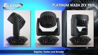 Elation Professional - Platinum Wash ZFX Pro
