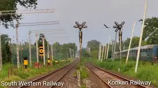 Suravali - Madgaon railway stations electrification | Konkan railway Electrification updates 2020