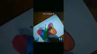 Butterfly drawing with oil pastels #drawing #viral #shortfeed #trend #oilpastel @ayancreation98
