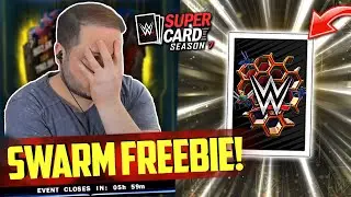EPIC SWARM TIER FREEBIE!! It's Official.. I'M CURSED! | WWE SuperCard Season 7
