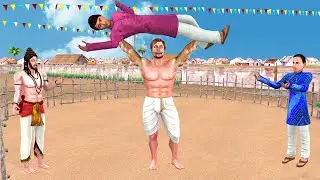 लालची पहलवान Lalchi Pehalwan Hindi Kahaniya Hindi Moral Stories New Funny Comedy Video