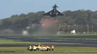 *POWERFUL* 2x RAF Typhoon Performance Takeoff!