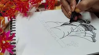 Janmashtami #flutecover ​ #mandala​ #krishna​ #janmashtami​ #janmashtamispecial​  Krishna drawing